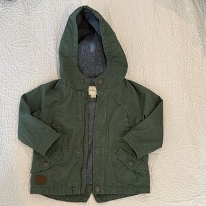 Stylish Green Hooded Jacket for Kids
